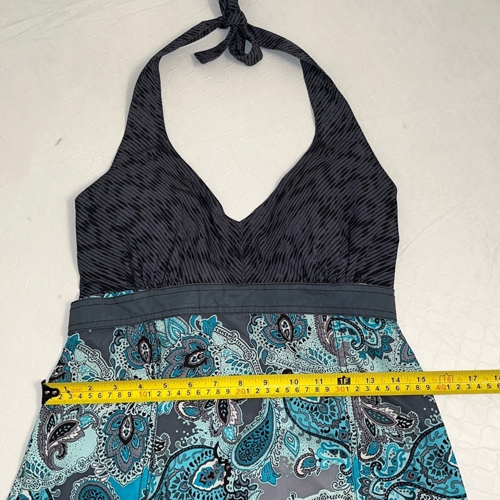 Athleta Pack Everywhere Dress gray teal white 8p - Picture 6 of 13
